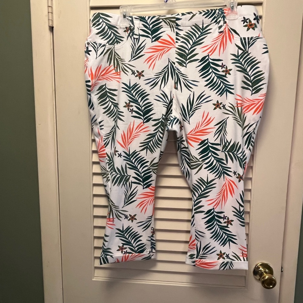 Women’s Terra & Sky 2X New Capri pants.
